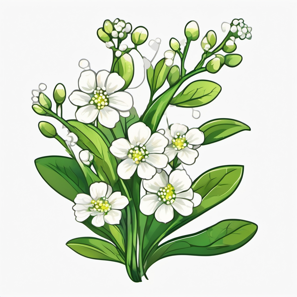 Sweet Alyssum Icon Digital Design Collection