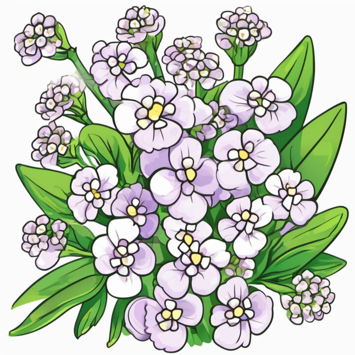 Sweet Alyssum Icon Digital Design Collection - Image 3